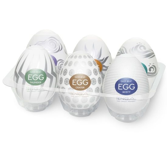 TENGA - MASTURBATEUR EGG MODÈLE II PACK DE 6 UNITÉS