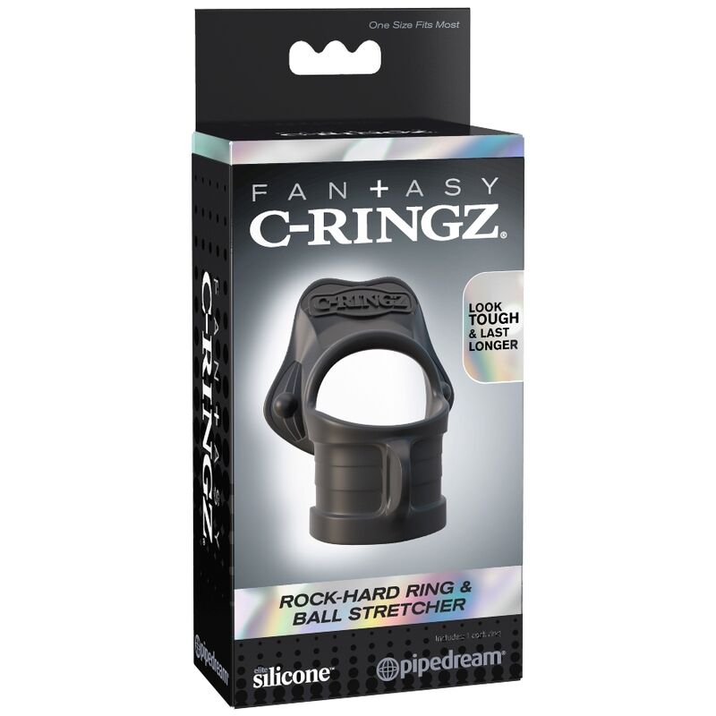 FANTASY C-RINGZ - ROCK HARD RING & ANTI RETRACTION TESTICLES