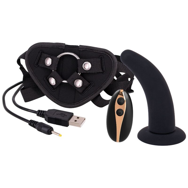 SEVEN CREATIONS - HARNAIS STRAP-ON AVEC GODE 125 CM