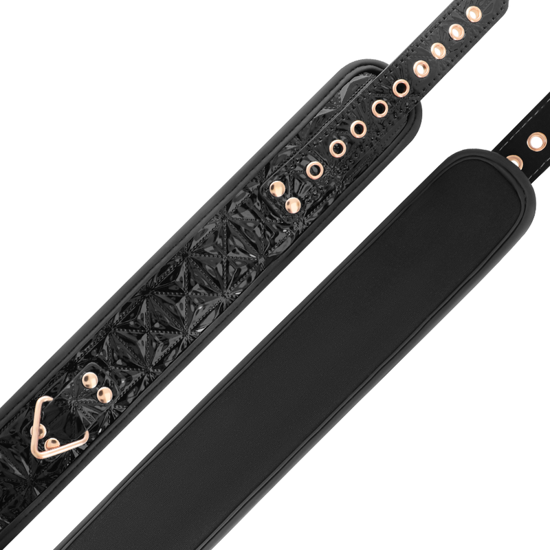 BEGME - BLACK EDITION NEOPRENE LINING VEGAN LEATHER NECKLACE