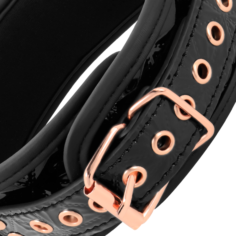 BEGME - BLACK EDITION NEOPRENE LINING VEGAN LEATHER NECKLACE