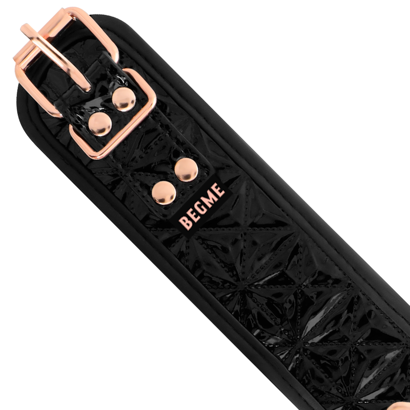 BEGME - BLACK EDITION NEOPRENE LINING VEGAN LEATHER NECKLACE