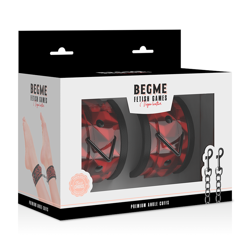 BEGME - RED EDITION POIGNETS DE CHEVILLE DOUBLÉS EN NÉOPRÈNE