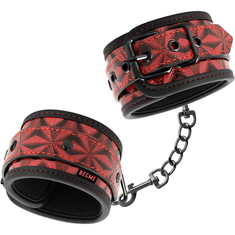 BEGME - RED EDITION POIGNETS DE CHEVILLE DOUBLÉS EN NÉOPRÈNE
