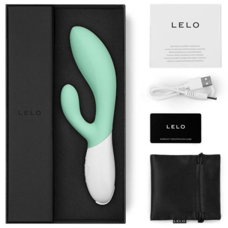 LELO - INA 3 GREEN VIBRATOR RABBIT LUXURY WATER GREEN