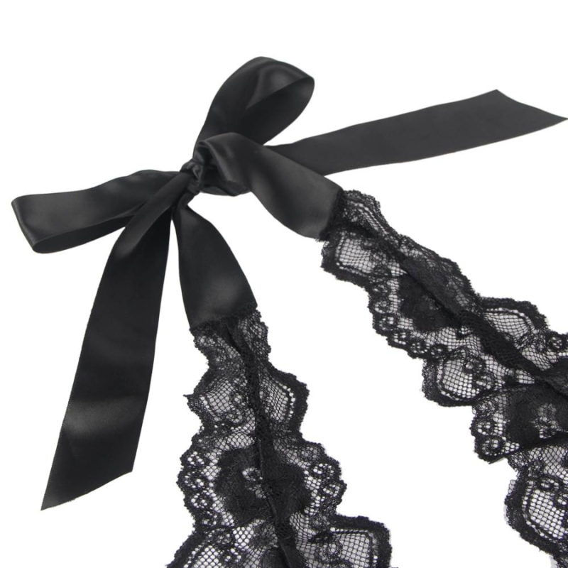 QUEEN LINGERIE - LOW-WIDTH LACE TEDDY L/XL