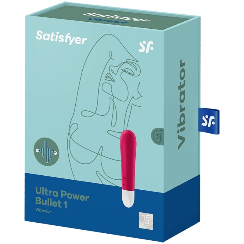 SATISFYER - ULTRA POWER BULLET 1 BULLET VIBRANTE ROUGE