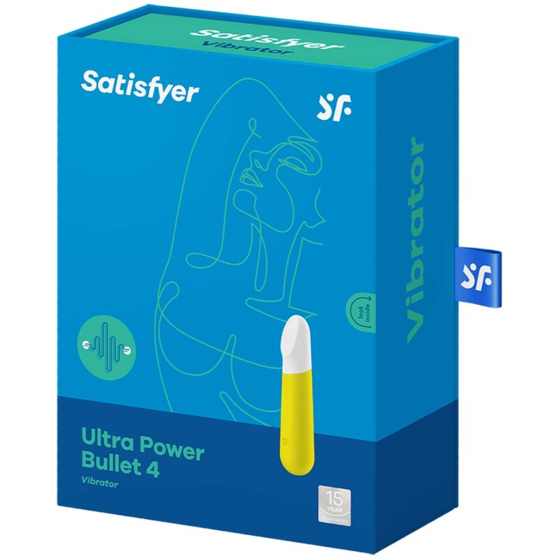 SATISFYER - ULTRA POWER BULLET 4 BULLET VIBRANTE JAUNE