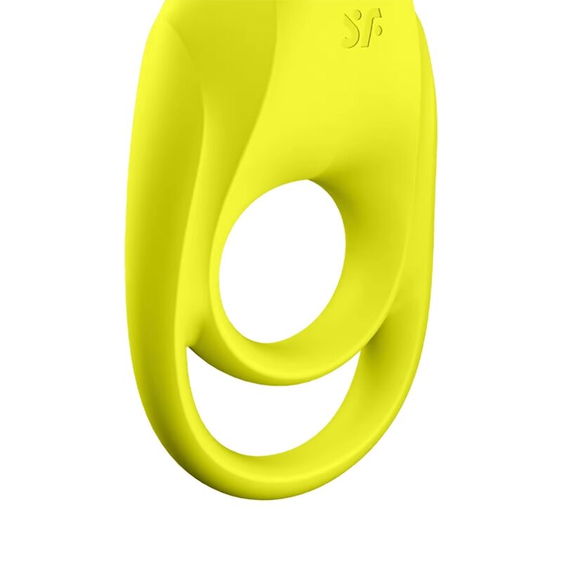 SATISFYER - SPECTACULAR DUO VIBRATING RING YELLOW