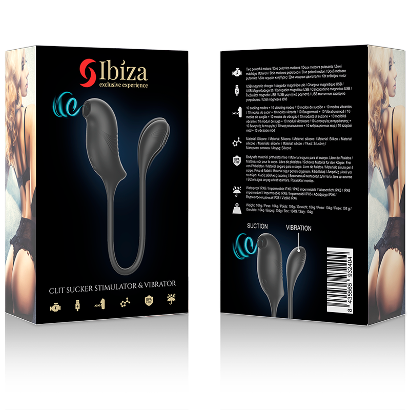 IBIZA - MAGIC CLITORIS SUCTION STIMULATOR AND VIBRATION