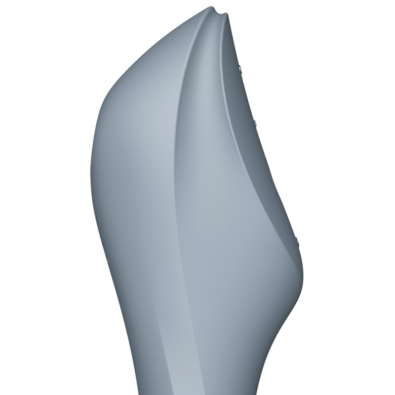 SATISFYER - CURVY TRINITY 3 STIMULATOR AND VIBRATOR GREY