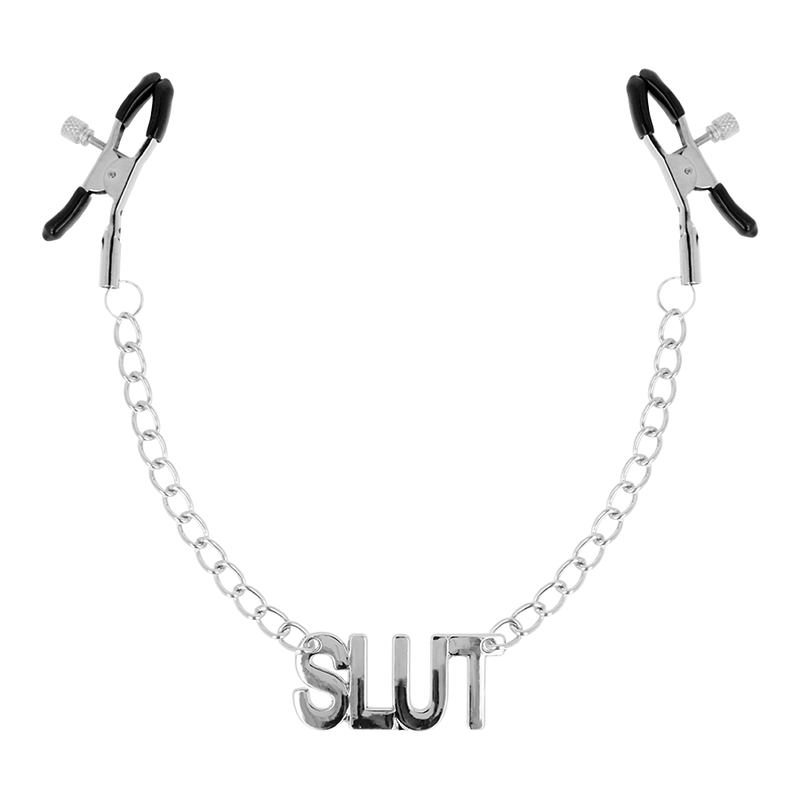 OHMAMA FETISH - SLUT CHAIN NIPPLE CLAMPS