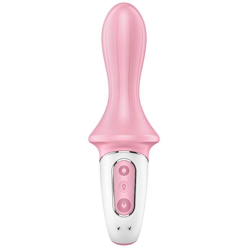 SATISFYER - AIR PUMP BOOTY 5+ PINK INFLABLE ANAL VIBRATOR
