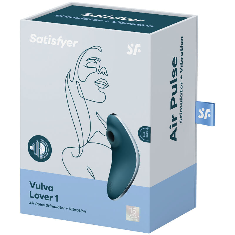 SATISFYER - VULVA LOVER 1 VIOLET VIBRATOR AND STIMULATOR