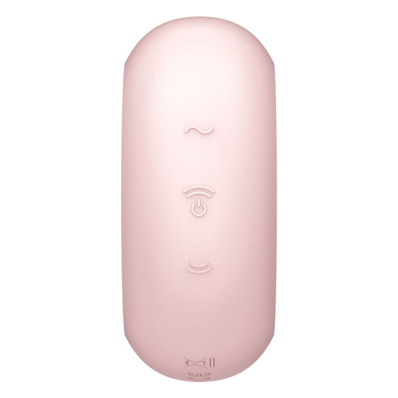 SATISFYER - PRO TO GO 3 DOUBLE STIMULATOR AND VIBRATOR BLACK