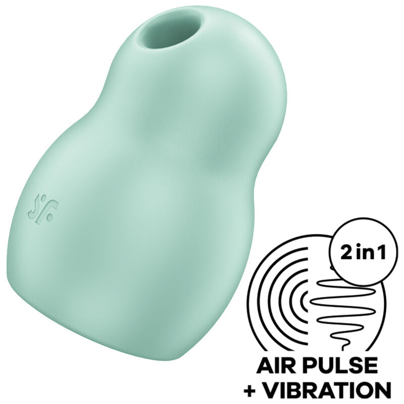 SATISFYER - PRO TO GO 1 DOUBLE RED VIBRATOR AND STIMULATOR