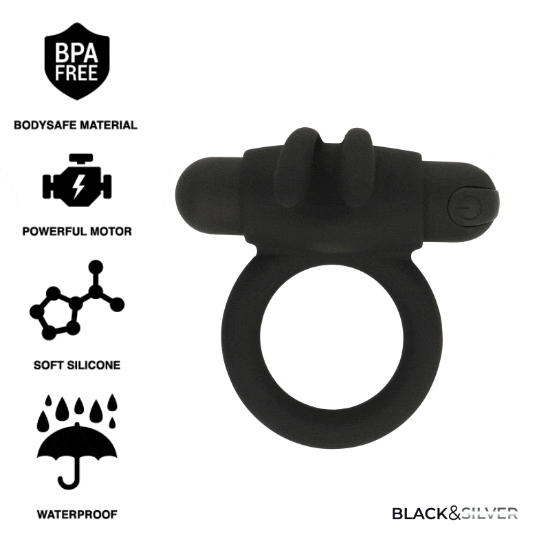 NOIR&ARGENT - BAGUE AGRON 2.O