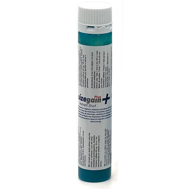 500 COSMETICS - SIZEGAIN PLUS INSTANT SHOT INTELLIGENT MALE 5 UNITS