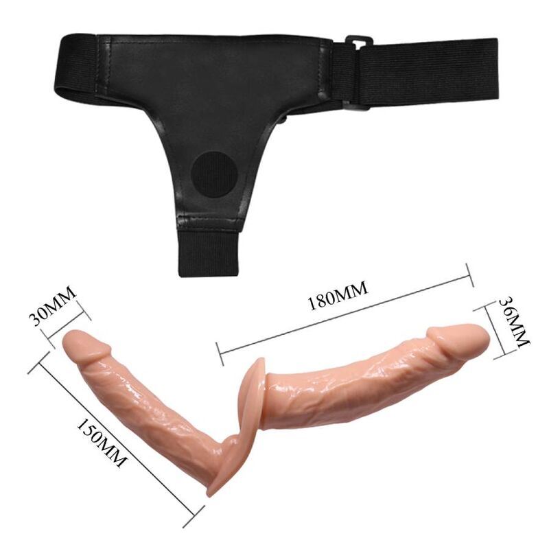 DANCE - ULTRA PASSIONATE HARNESS DOUBLE DILDOS WITH HARNESS