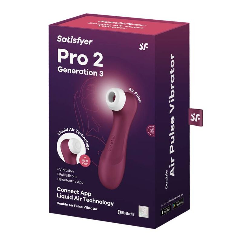 SATISFYER - PRO 2 GENERATION 3 GARNET BLUETOOTH & APP