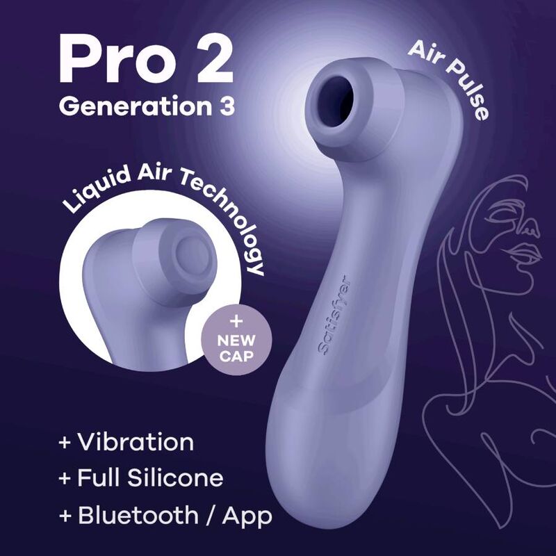 SATISFYER - PRO 2 GENERATION 3 GARNET BLUETOOTH & APP