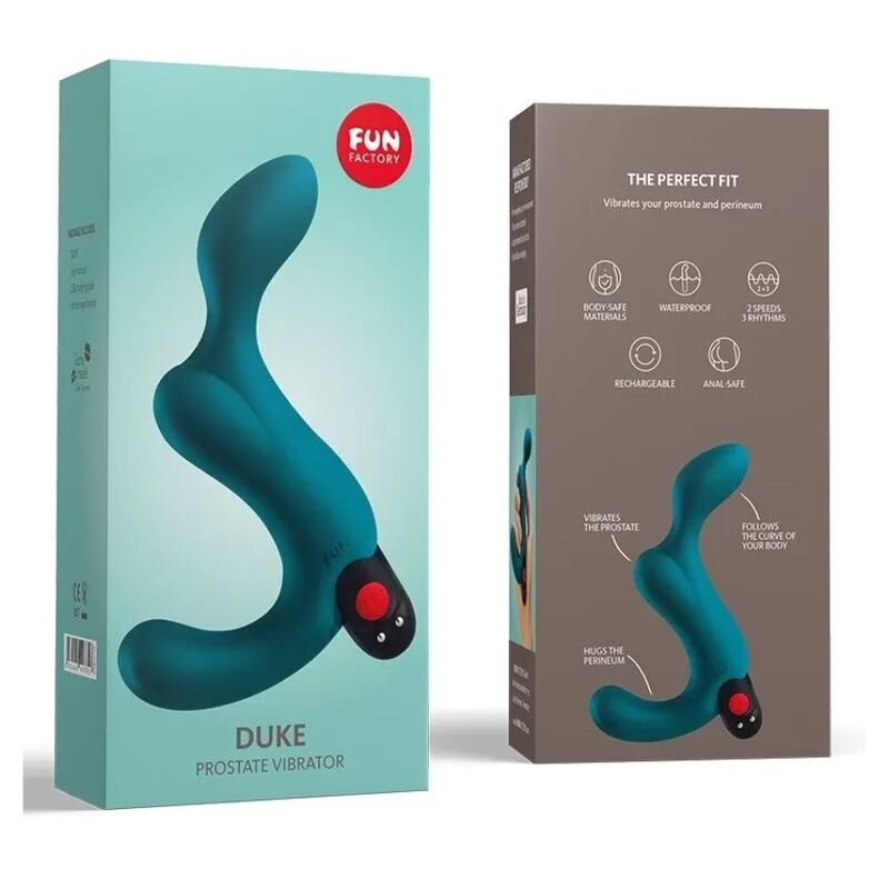 FUN FACTORY - STIMULATEUR DE PROSTATE DUKE BLEU PROFOND