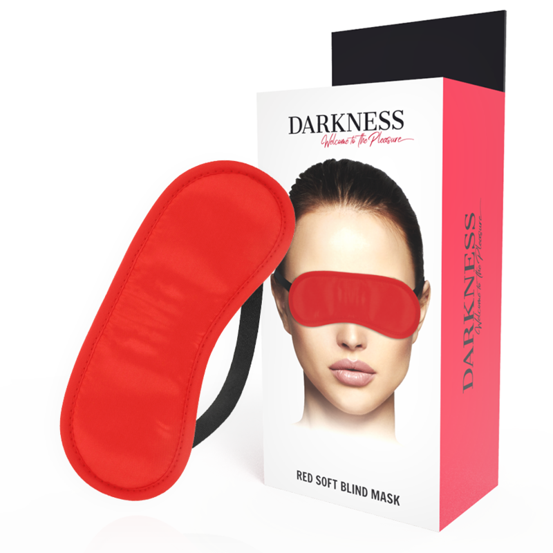 DARKNESS - RED STRAIGHT EYE MASK