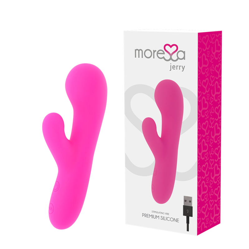 MORESSA - VIBRATEUR JERRY CLIP GY SPOT CLITORIS SILICONE PREMIUM RECHARGEABLE