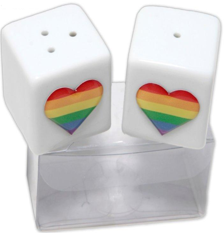 PRIDE - SALIÈRES ET POIVRIÈRES EN CÉRAMIQUE AVEC COZARON LGBT