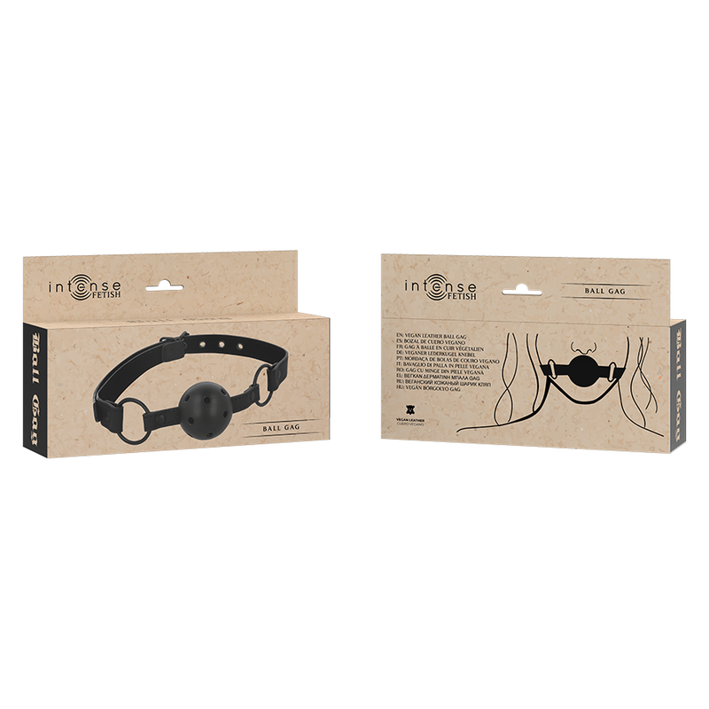 INTENSE - FETISH VEGAN LEATHER MUZZLE