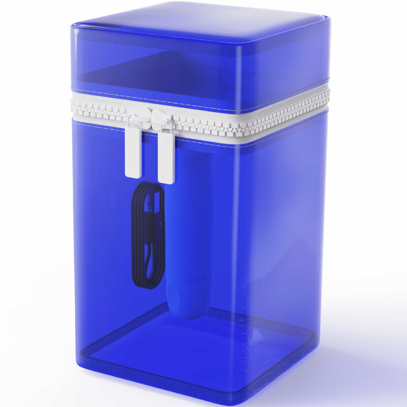 B SWISH - BCUTE CURVE INFINITE CLASSIC VIBRATEUR RECHARGEABLE EN SILICONE BLEU EN ÉDITION LIMITÉE