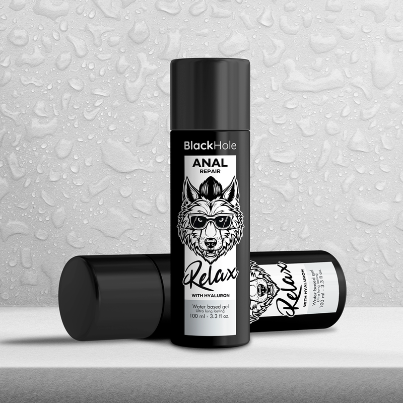 BLACK HOLE - SOIN RÉPARATEUR ANAL À BASE D'EAU RELAX AVEC HYALURON 100 ML