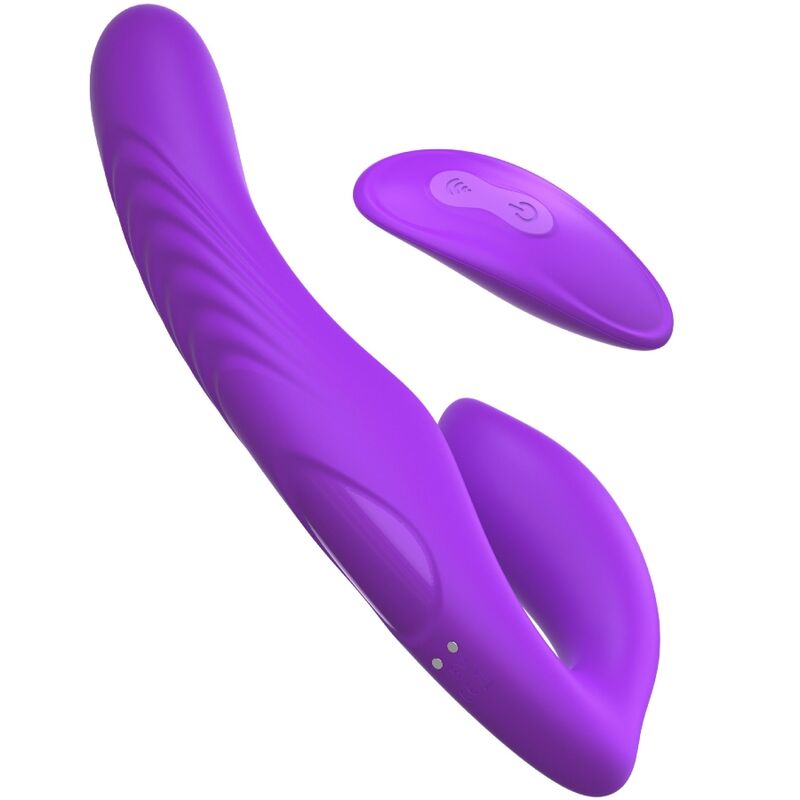 FANTASY FOR HER - VIBRATEUR DOUBLE PÉNÉTRATION TÉLÉCOMMANDE 9 NIVEAUX VIOLET