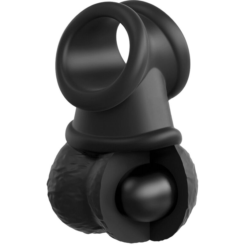 KING COCK - ELITE DELUXE ADJUSTABLE HARNESS KIT WITH RING WITH TESTICLES & DILDO 20.3 CM