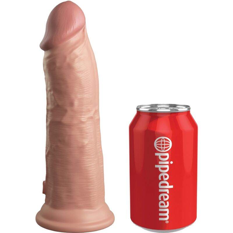 KING COCK - ELITE DELUXE ADJUSTABLE HARNESS KIT WITH RING WITH TESTICLES & DILDO 20.3 CM
