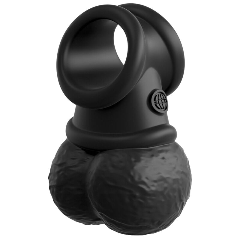 KING COCK - ELITE DELUXE ADJUSTABLE HARNESS KIT WITH RING WITH TESTICLES & DILDO 20.3 CM