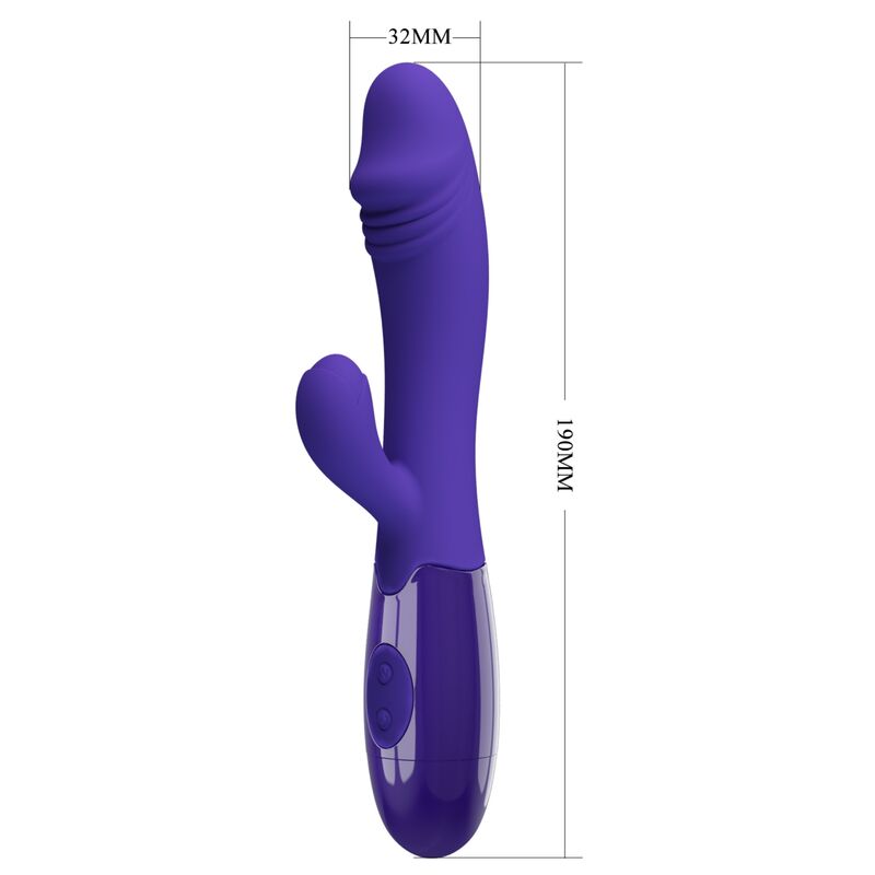 PRETTY LOVE - SNAPPY YOUTH VIBRATOR & PUNTOG STIMULATOR VIOLET