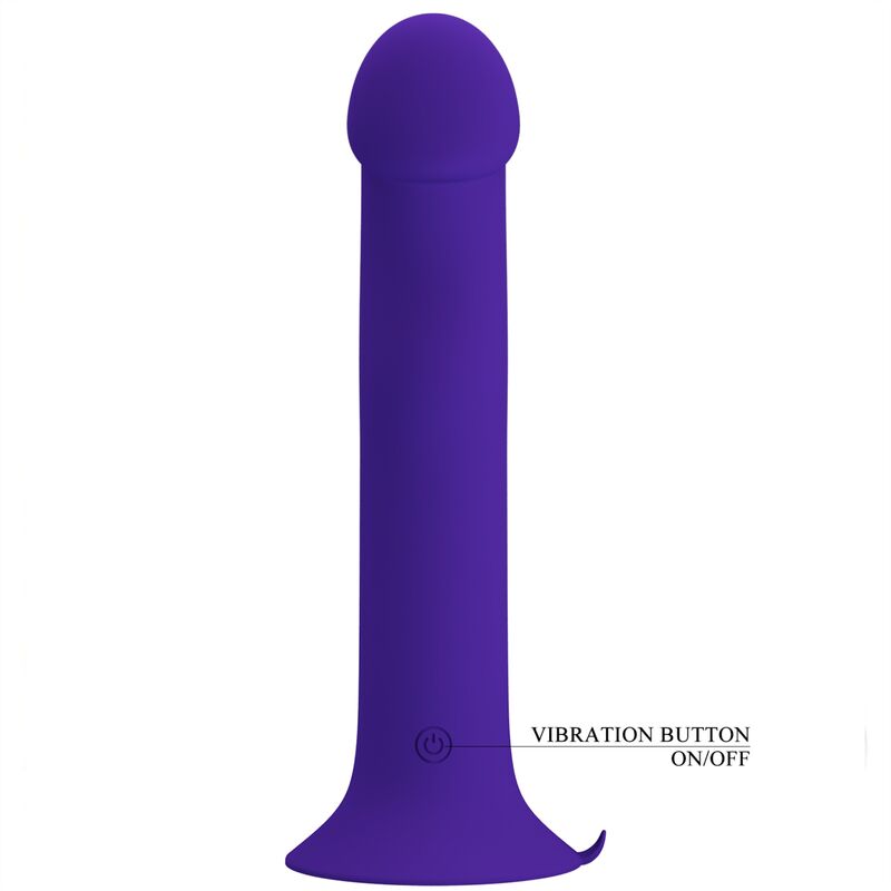 PRETTY LOVE - MURRAY YOUTH VIBRATING & RECHARGEABLE DILDO VIOLET