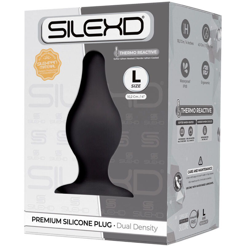 SILEXD - MODEL 2 ANAL PLUG PREMIUM SILICONE SILEXPAN PREMIUM THERMOREACTIVE SIZE L