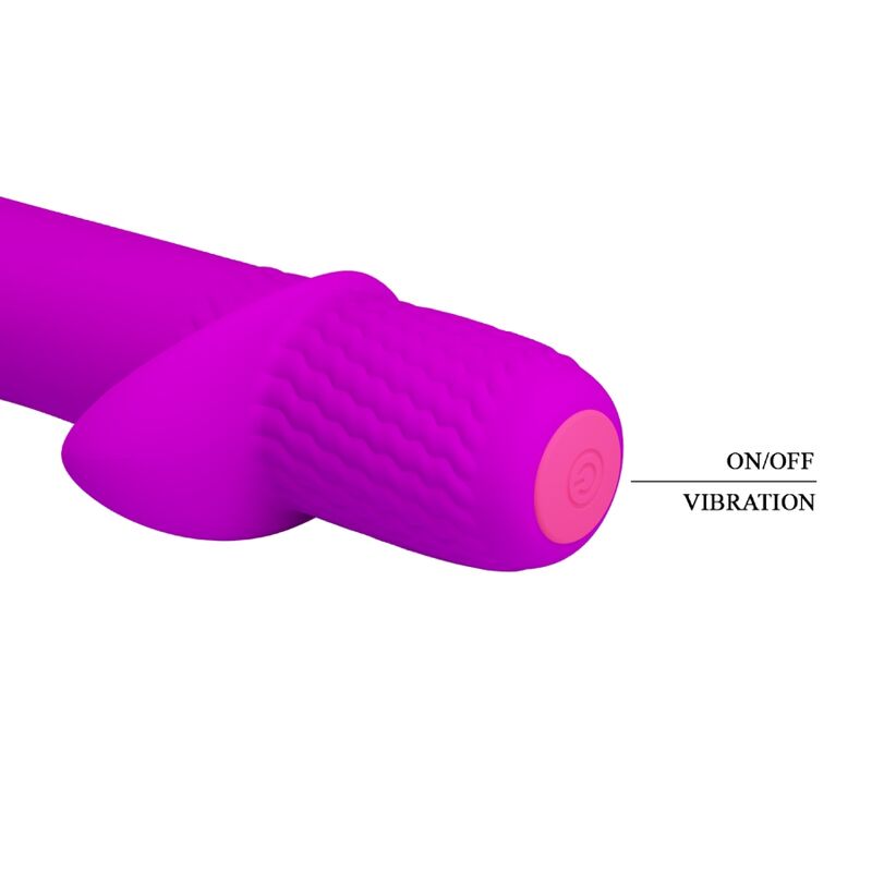 PRETTY LOVE - TROY RECHARGEABLE VIBRATOR PURPLE