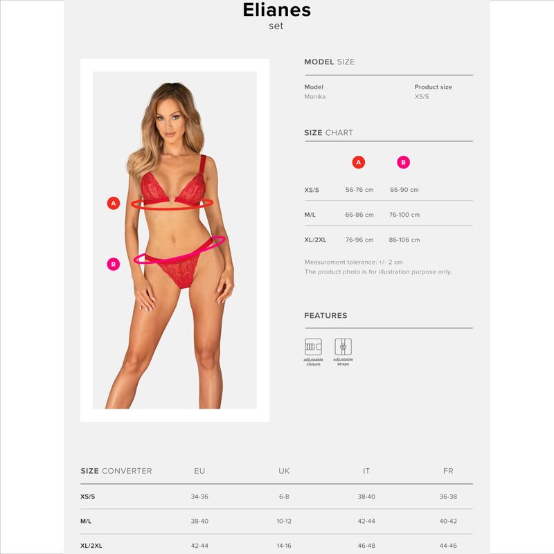 OBSESSIVE - ENSEMBLE DEUX PIÈCES ELIANES XS/S