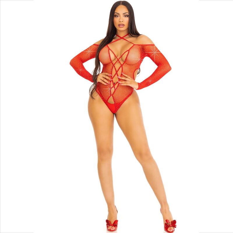 LEG AVENUE - BODY SANS FOURCHE RED SHINE