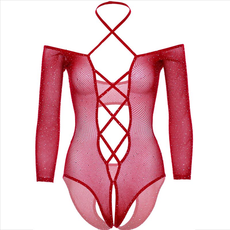 LEG AVENUE - BODY SANS FOURCHE RED SHINE