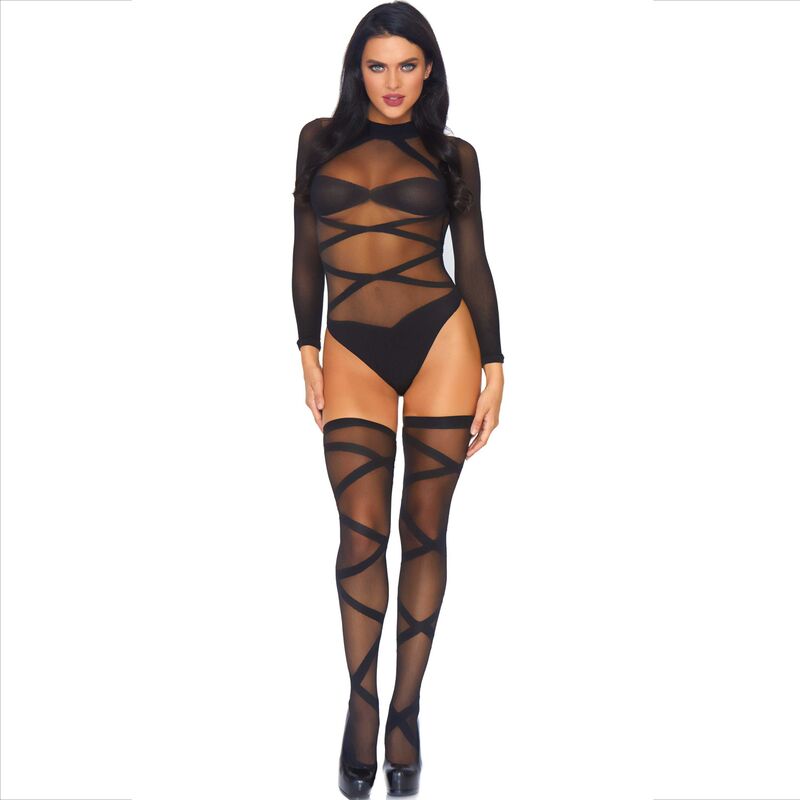 LEG AVENUE - ENSEMBLE BODY + BAS 2 PIÈCES