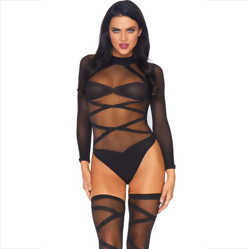 LEG AVENUE - ENSEMBLE BODY + BAS 2 PIÈCES