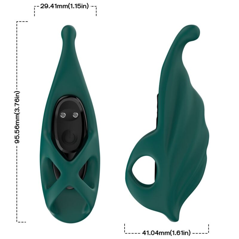 ARMONY - GREEN VIBRATOR & STIMULATOR THIMBLE