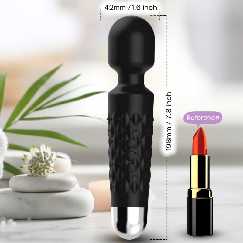 ARMONY - POSTMAN FLEXIBLE HEAD MASSAGER & VIBRATOR BLACK