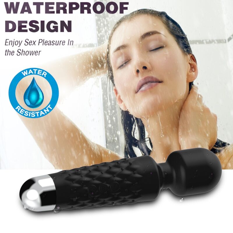 ARMONY - POSTMAN FLEXIBLE HEAD MASSAGER & VIBRATOR BLACK