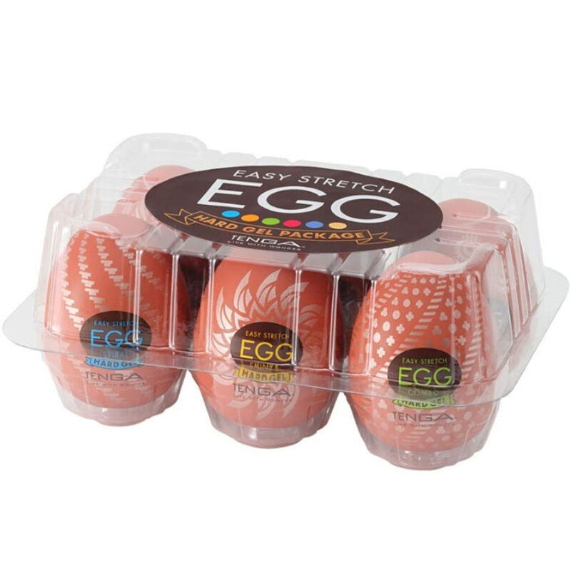 TENGA - PACK MASTURBATEUR ŒUF DUR 6 UNITÉS