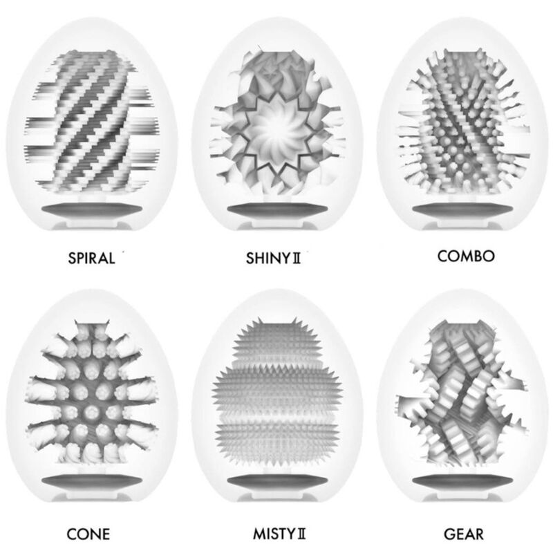 TENGA - PACK MASTURBATEUR ŒUF DUR 6 UNITÉS